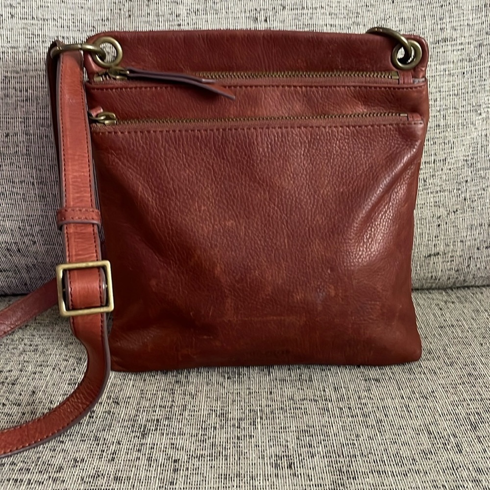 Margot Tan Leather Crossbody